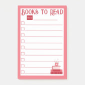 Post-Itノートをリストす読る赤い本 ポストイット (正面)