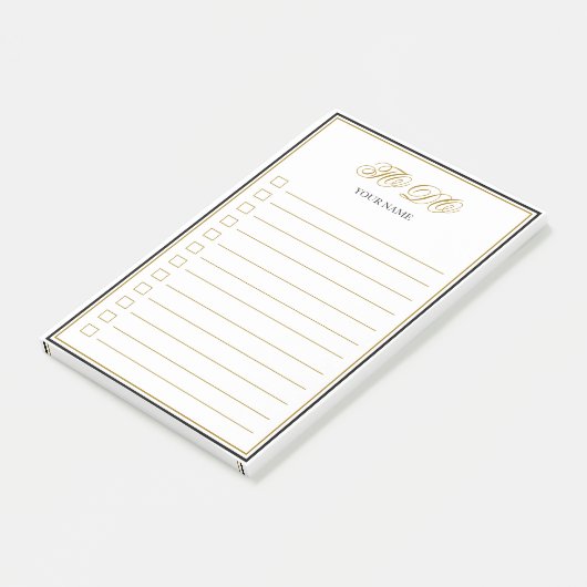 Post-Itノーパーソナライズされたトで金ゴールドスクリプトを実行するには ポストイット (アングル)