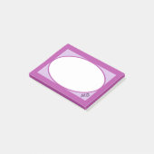 Post-Itメモ – ラベンダーフレーム ポストイット (アングル)