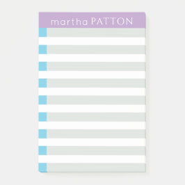 Post-it®ノート(トープ付きストライプ) ポストイット