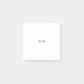 Post-It® ノート 3" x 3" ポストイット (正面)