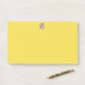 Post-it®ノート、4" x 3"カスタム MONOGRAM ポストイット (デスク)