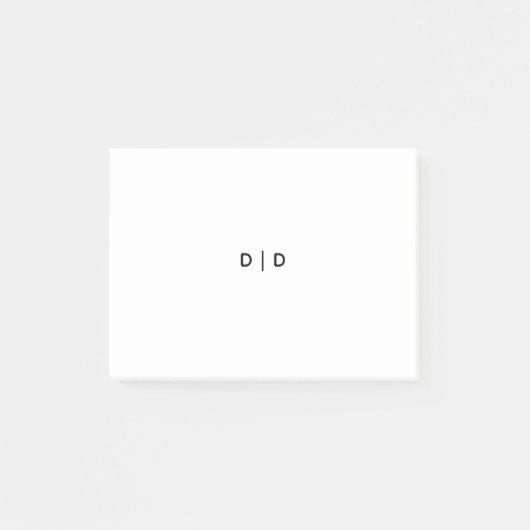 Post-It® ノート、4" x 3" ポストイット (正面)