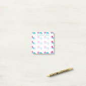 Post-It®メモ、3" x 3" | Iggy the Iguana ポストイット (デスク上)