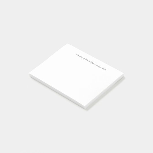 Post-It®メモ、4" x 3" ポストイット (アングル)