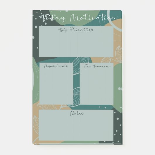 Post-It®メモ、4" x 6" ポストイット (正面)