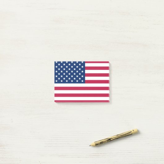 Post-it®注統一された記の州のフラグ ポストイット (デスク上)