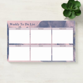 Post-it® Aquarelle Moderne Weekly To Do List ポストイット