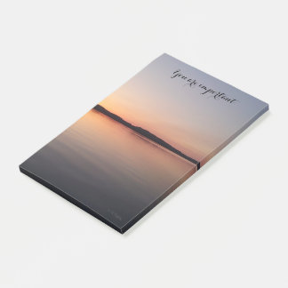 Post it block med solnedgång ポストイット