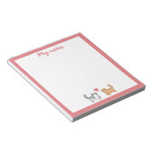 Post it de gatitos enamorados ノートパッド (アングル)
