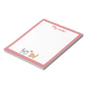Post it de gatitos enamorados ノートパッド (回転)