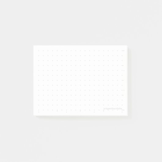 Post-it® Dot-Grid Klebezettel 10*7 (EA) ポストイット (正面)