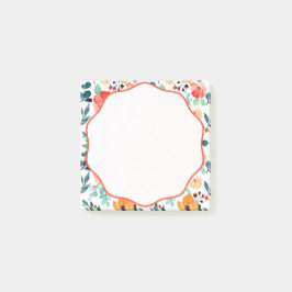 Post-it® Floral Coloré Moderne Printemps ポストイット