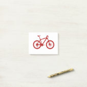 Post-it® Klebezettel 10,2 x 7,6 cm Fahrrad-bike ポストイット (デスク上)