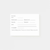 Post-it® Klebezettel Klebezettel ポストイット (正面)