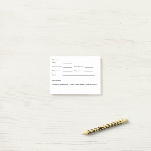 Post-it® Klebezettel Klebezettel ポストイット (デスク上)