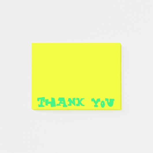 Post-it® Klebezettel Thank you ポストイット (正面)