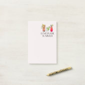 Post It Lemonade Summer  ポストイット (デスク上)