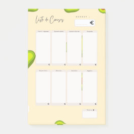 Post-it® Liste de courses ポストイット