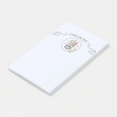 Post-it medium floral and sophisticated. ポストイット (アングル)