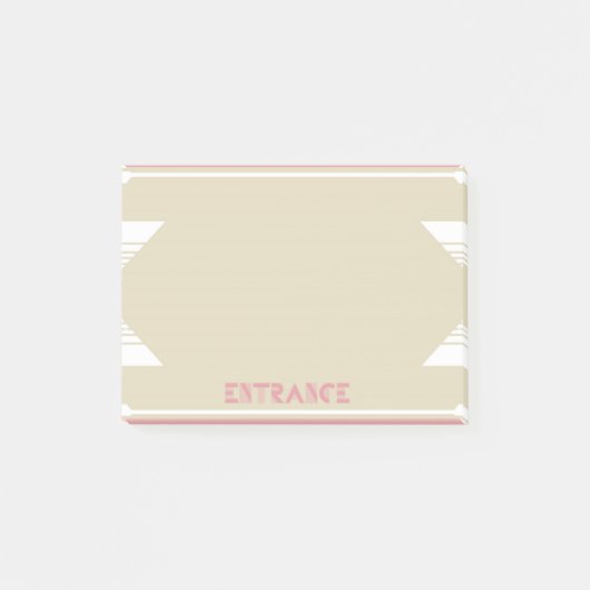 Post-it Memo [Art Deco] ポストイット (正面)