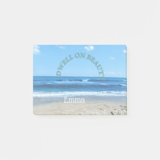 Post it note - Earth day dwell on beauty ポストイット (正面)