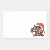 Post it Notesクリスマスベビーフクロウとギフト ポストイット (正面)