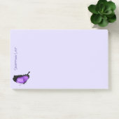 Post It Notesショッピングリスト紫バタフライ ポストイット (オフィス)