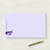 Post It Notesショッピングリスト紫バタフライ ポストイット (デスク)