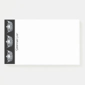 Post It NotesショッピングリストSilver Crown ポストイット (正面)