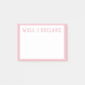 Post It Notesメモ帳 – 南ことわざ(WID) ポストイット (正面)