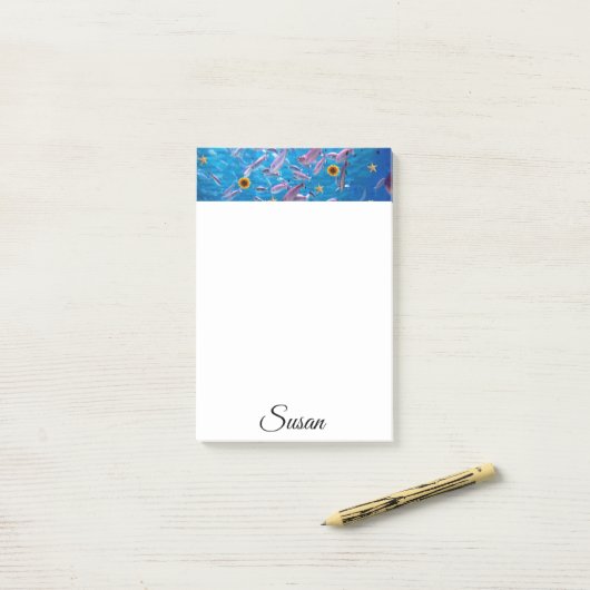 Post-It Notes海 ポストイット (デスク上)