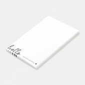 Post it Notes | お名前入りハロー付箋 ポストイット (アングル)