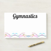 Post-It Notes 10" x 6"体操ノートカラフル ポストイット (デスク)