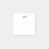 Post-It® Notes、7.6 cm x 7.6 cm犬Dachshund ポストイット (正面)