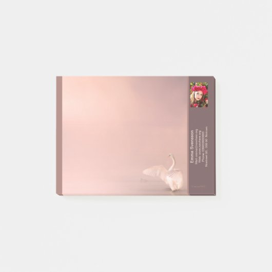 Post-it Notes — Connect, Swan ポストイット (正面)