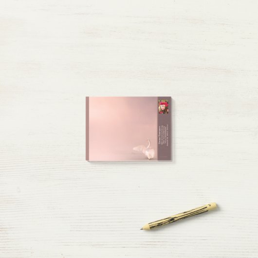 Post-it Notes — Connect, Swan ポストイット (デスク上)