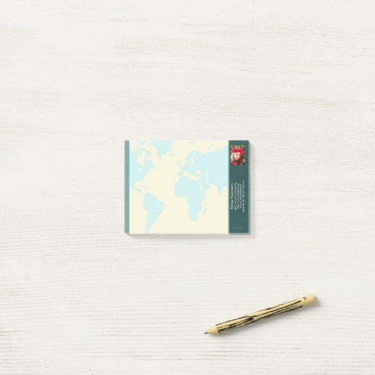 Post-it Notes — Connect, World ポストイット (デスク上)