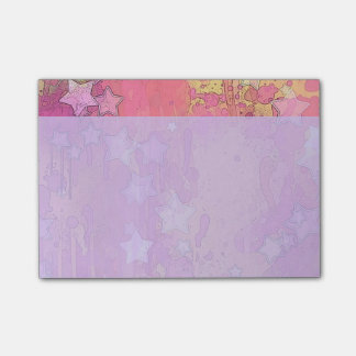 Post-it® Notes Cute Pink Stars ポストイット