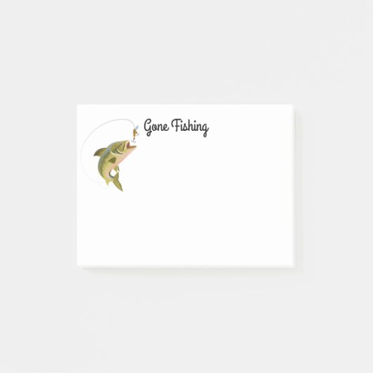 Post-it-Notes-Fishing ポストイット (正面)