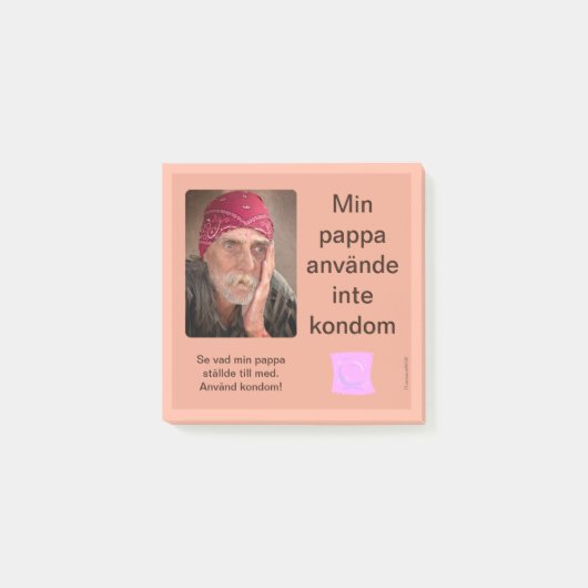 Post-it Notes — Kondom ポストイット (正面)