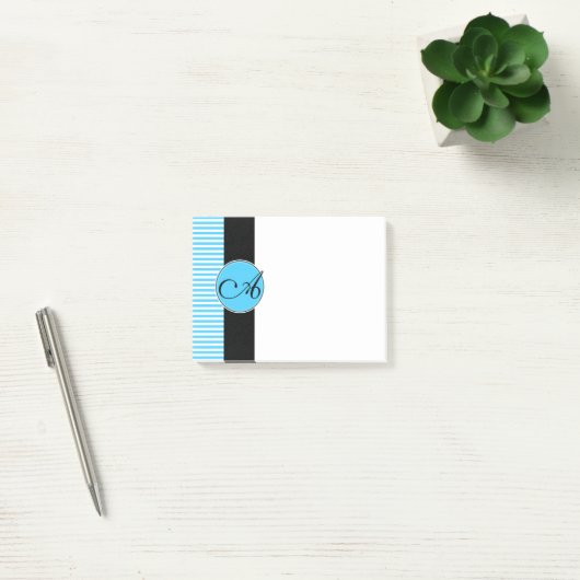 Post-It Notes、Monogram[Post-It Notes、Monogramカスタム] ポストイット (オフィス)