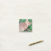 Post-it Notes w/Bunny ポストイット (デスク上)