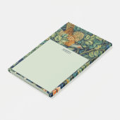 POST-IT NOTES WILLIAM MORRIS "PHEASANT"デザイン ポストイット (アングル)