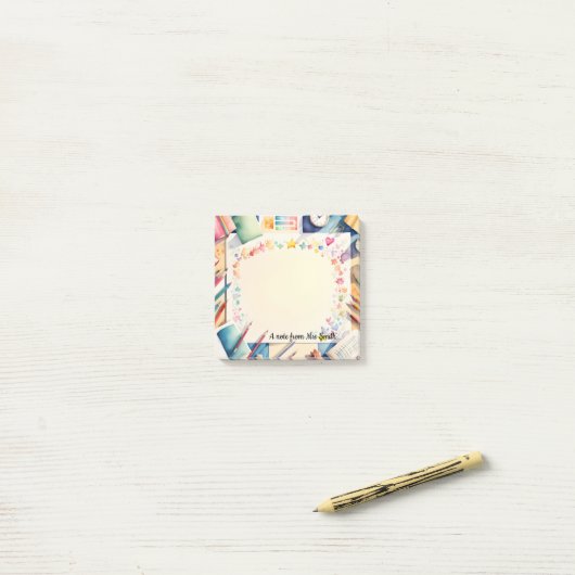 post-it pour professeur ポストイット (デスク上)