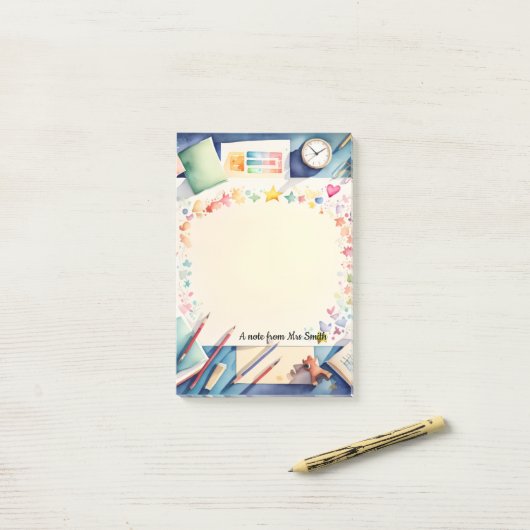 post-it pour professeur ポストイット (デスク上)