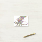 Post-it® Rainbow Dragon Tribal Tattoo Idée cadeau ポストイット (デスク上)