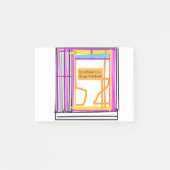 Post-it SUPPORT DJ KAWAII LU ポストイット (正面)