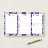 Post-it® To Do List Floral Elégant Original ポストイット (デスク)