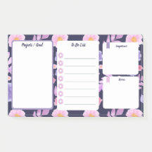 Post-it® To Do List Floral Elégant Original